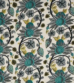 Maharani Outdoor Fabric by Osborne & Little Indigo