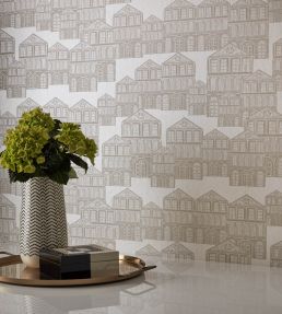 Maison Wallpaper by 1838 Wallcoverings Ivory