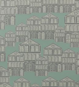 Maison Wallpaper by 1838 Wallcoverings Neo Mint
