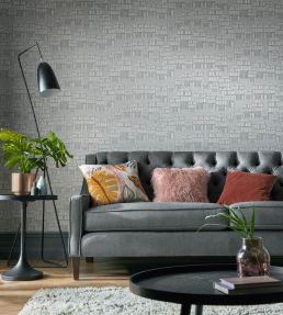 Maison Wallpaper by 1838 Wallcoverings Soft Grey