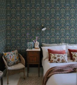 Maj Wallpaper by Sandberg Midnight Blue
