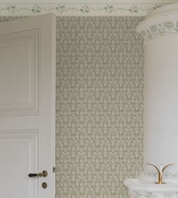 Majas Bard Wallpaper by Borastapeter White/Cream