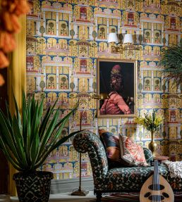 Majorelle Garden Wallpaper by MINDTHEGAP Agate