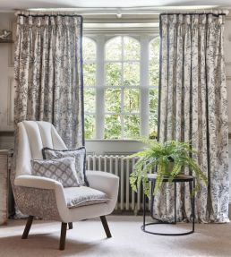 Makassar Fabric by Prestigious Textiles Slate