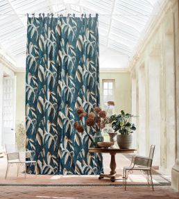 Makona Fabric by Black Edition Teal