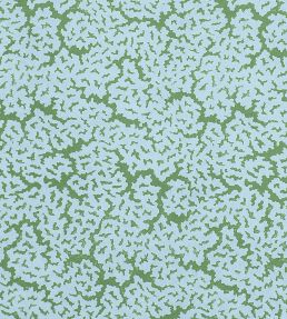 Maldives Fabric by Thibaut Blue and Green