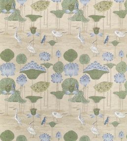 Malea Fabric by Thibaut Sage and Blue