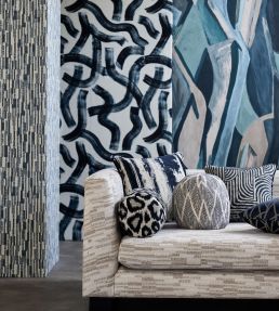Malevich Wallpaper by Clarke & Clarke Ink