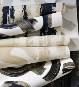 Malevich Wallpaper by Clarke & Clarke Dove