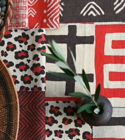 Mali Fabric by Titley and Marr Paprika & Rose