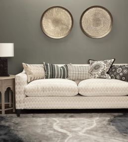 Maliana Cushion 50 x 35cm by William Yeoward Noir