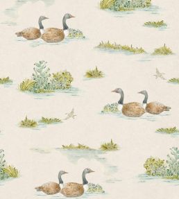 Mallard Duck Wallpaper by Coordonne Mint