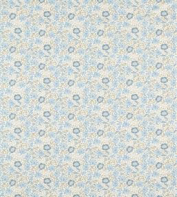Mallow Fabric by Clarke & Clarke Denim/Ivory