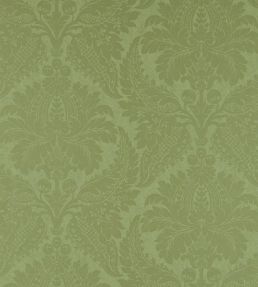 Malmaison Damask Wallpaper by Zoffany Peridot