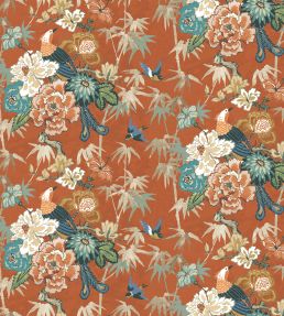 Maluku Fabric by Arley House Burnt Orange