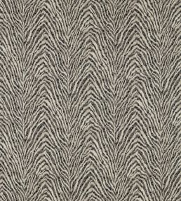 Manda Fabric by Clarke & Clarke Noir/Linen