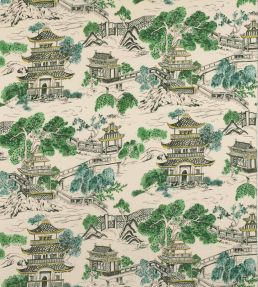 Mandarin Fabric by Manuel Canovas Vert d'Eau
