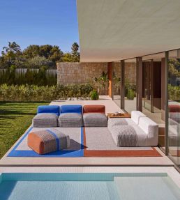 GAN Mangas Outdoor rug R1 Blue 345902 R1 Blue