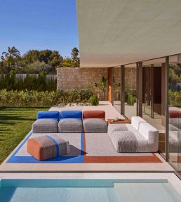 GAN Mangas Outdoor rug R1 Brown 345906 R1 Brown