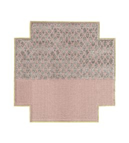 GAN Mangas Space Rhombus Square rug Pink 02LN275A7UR84-260260 Pink