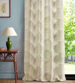 Manila Leaf Fabric by Sanderson Sunsoaked