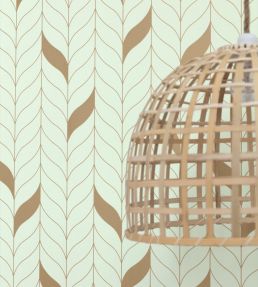 Manille Wallpaper by Caselio Vert Anglais