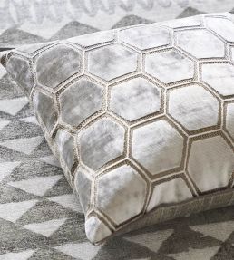 Manipur Cushion 43 x 43cm by Designers Guild Dove