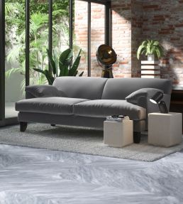 Manolo FR Fabric by Warwick Grey