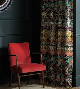 Mansfield Velvet Fabric by Osborne & Little Ochre