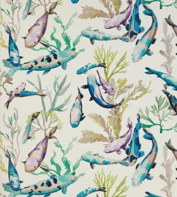 Salina Wallpaper by Manuel Canovas Turquoise
