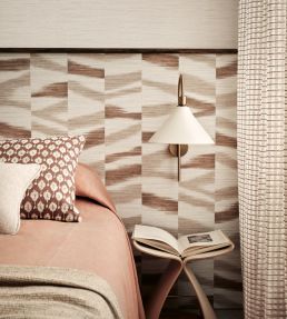 Manzu Wallpaper by Romo Tuscan Pink