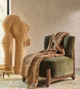 Maohi Fabric by Casamance Multico Kaki