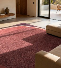 Louis De Poortere Marble rug Rosewood 120066 Rosewood