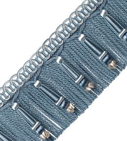 Margaux Beaded Bullion Fringe Trimming by Samuel & Sons Bleuet
