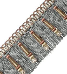 Margaux Beaded Bullion Fringe Trimming by Samuel & Sons Hydrengia Antique