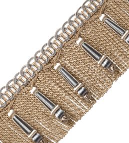 Margaux Beaded Bullion Fringe Trimming by Samuel & Sons Wedgewood Dore