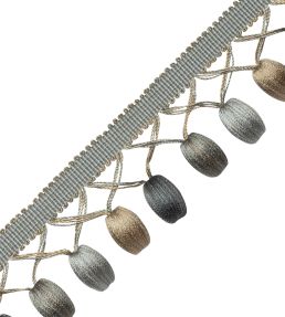 Margaux Beaded Fringe Trimming by Samuel & Sons Verdigris