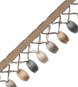 Margaux Beaded Fringe Trimming by Samuel & Sons Wedgewood Dore