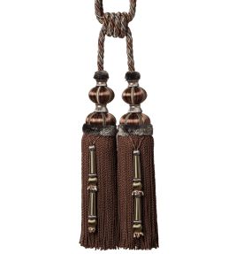 Margaux Double Tassel Tieback Trimming by Samuel & Sons Aubergine