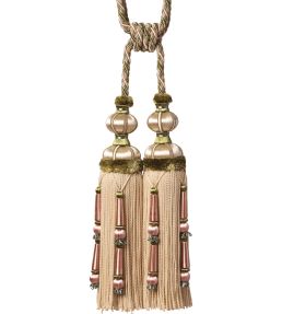 Margaux Double Tassel Tieback Trimming by Samuel & Sons Fleurs D'Ete