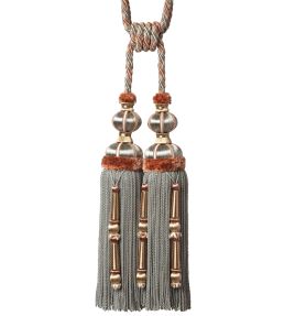 Margaux Double Tassel Tieback Trimming by Samuel & Sons Hydrengia Antique