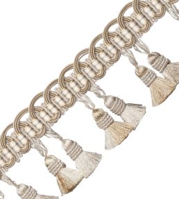 Margaux Tassel Fringe Trimming by Samuel & Sons Ecru