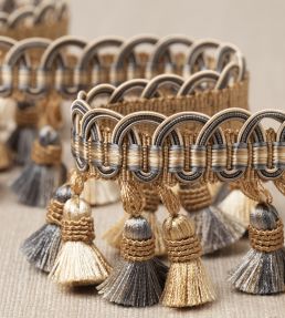 Margaux Tassel Fringe Trimming by Samuel & Sons Verdigris