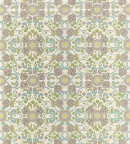 Margaux Fabric by Thibaut Beige and Yellow
