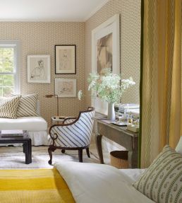 Ronnie Fabric by Schumacher Brown