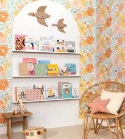 Marguerite Wallpaper by Caselio Multicouleurs