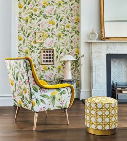 Marie Fabric by Harlequin Fig Leaf / Honey / Blossom