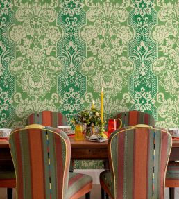 Marigold Wallpaper by GP & J Baker Blue