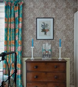 Marigold Wallpaper by Morris & Co Chocolate/Cream