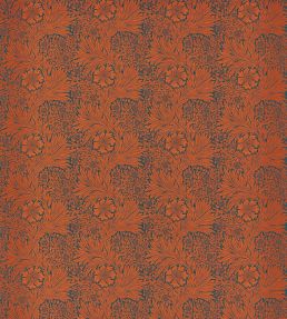 Marigold Fabric by Morris & Co Navy/Burnt Orange